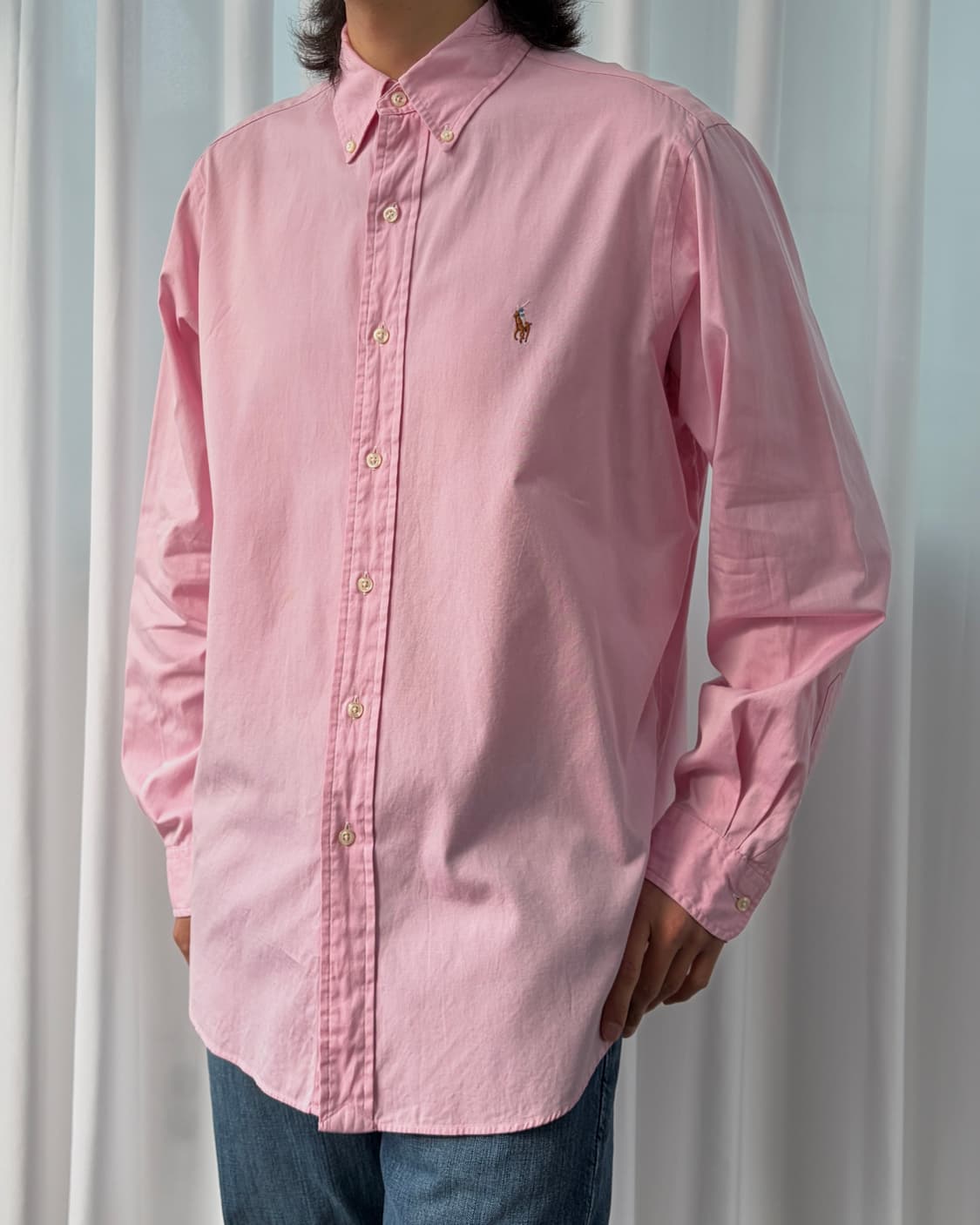 [L-XL]폴로 랄프로렌 핑크 클래식핏 셔츠 상품이미지2