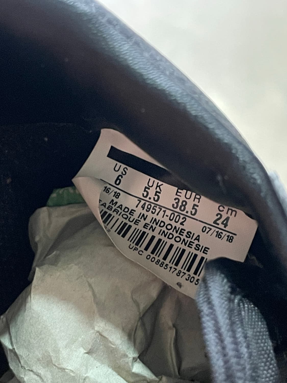 나이키 코르테즈 트리플 블랙 240 상품이미지9