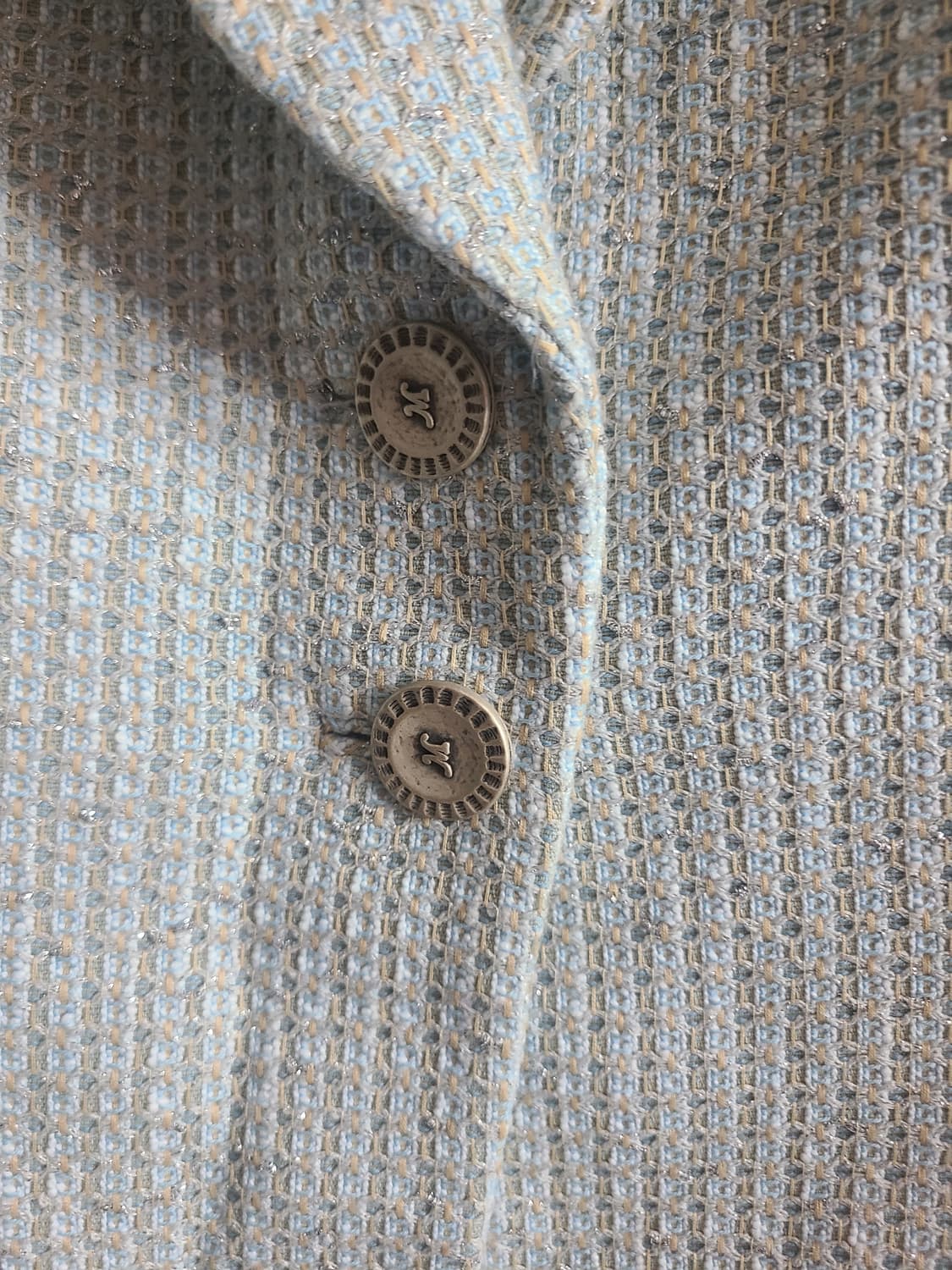 MINE 트위드 자켓 하늘색(55) 상품이미지6