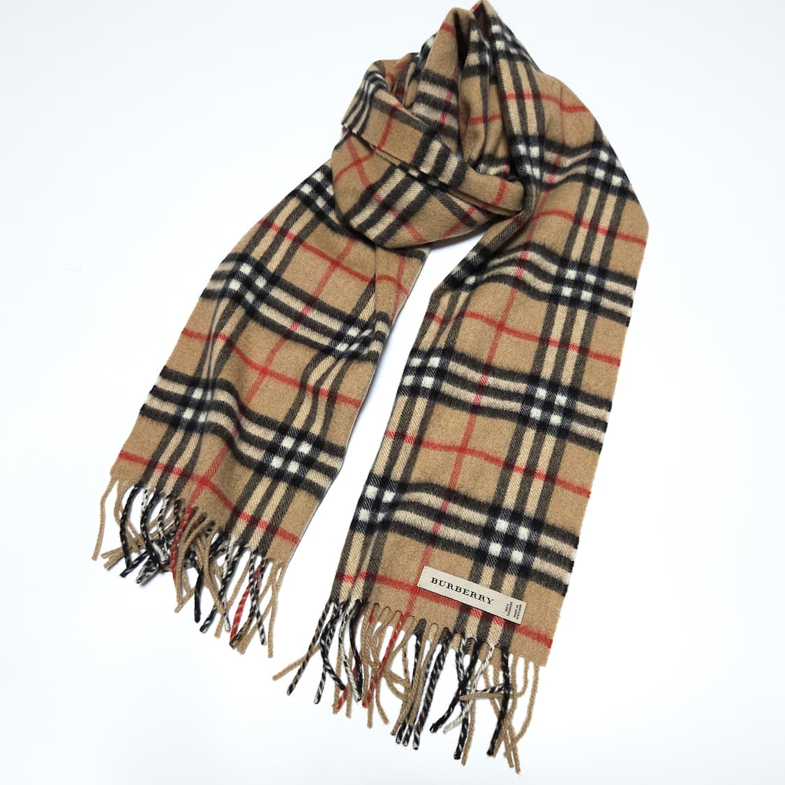 버버리 노바 체크 캐시미어 머플러 목도리 상품이미지4