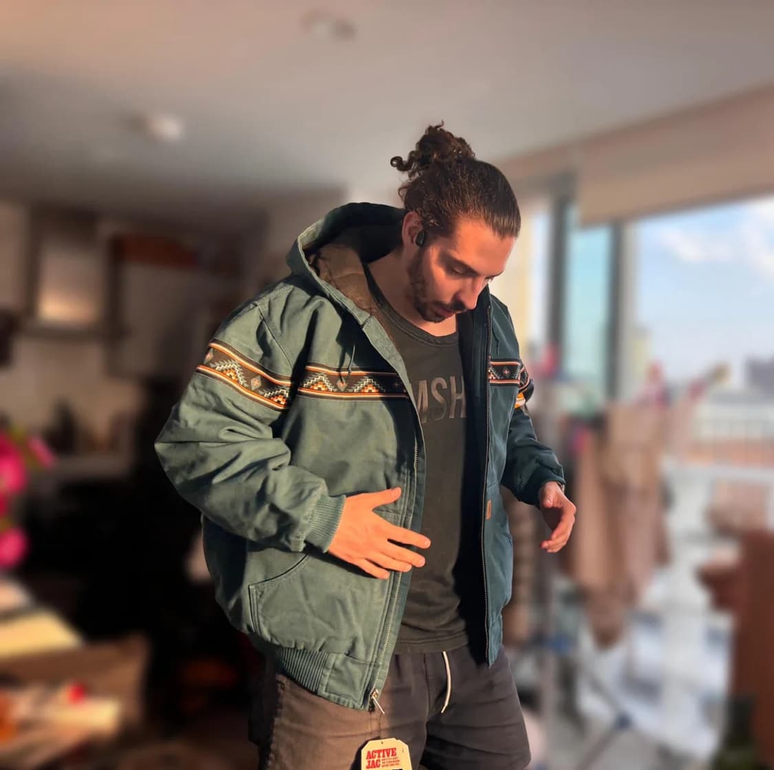 칼하트 액티브 자켓 50주년 한정 몬타나 패턴 상품이미지1