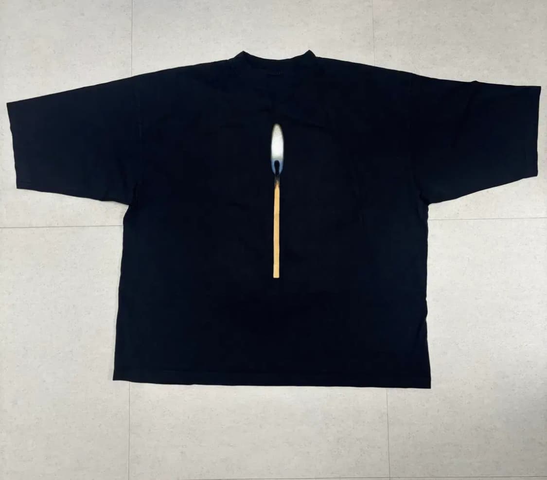 이지 이지갭 돈다 촛불티셔츠 m 새상품 상품이미지1