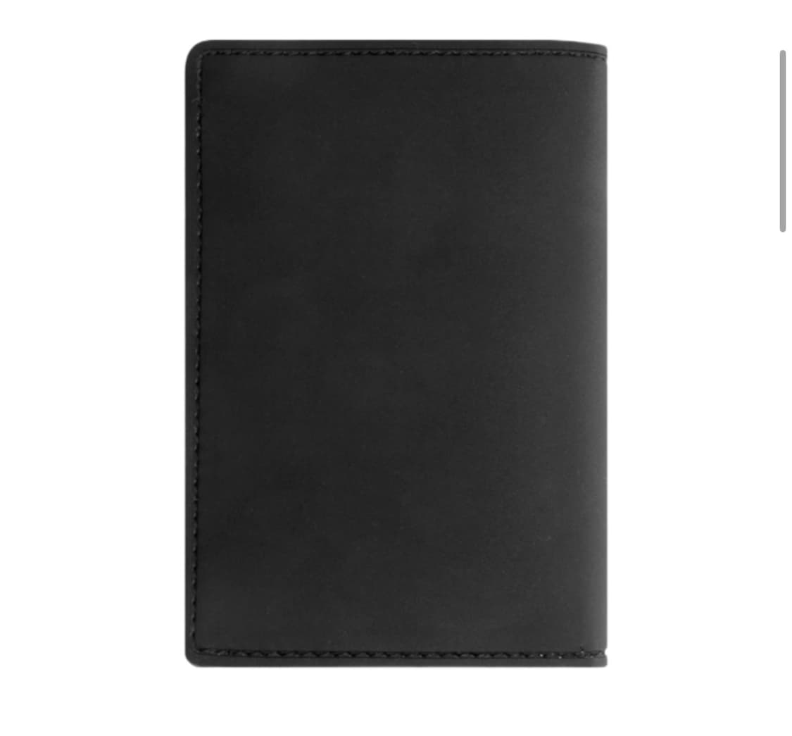 메종 마르지엘라 블랙 넘버 로고 바이폴드 카드 홀더 블랙 상품이미지2