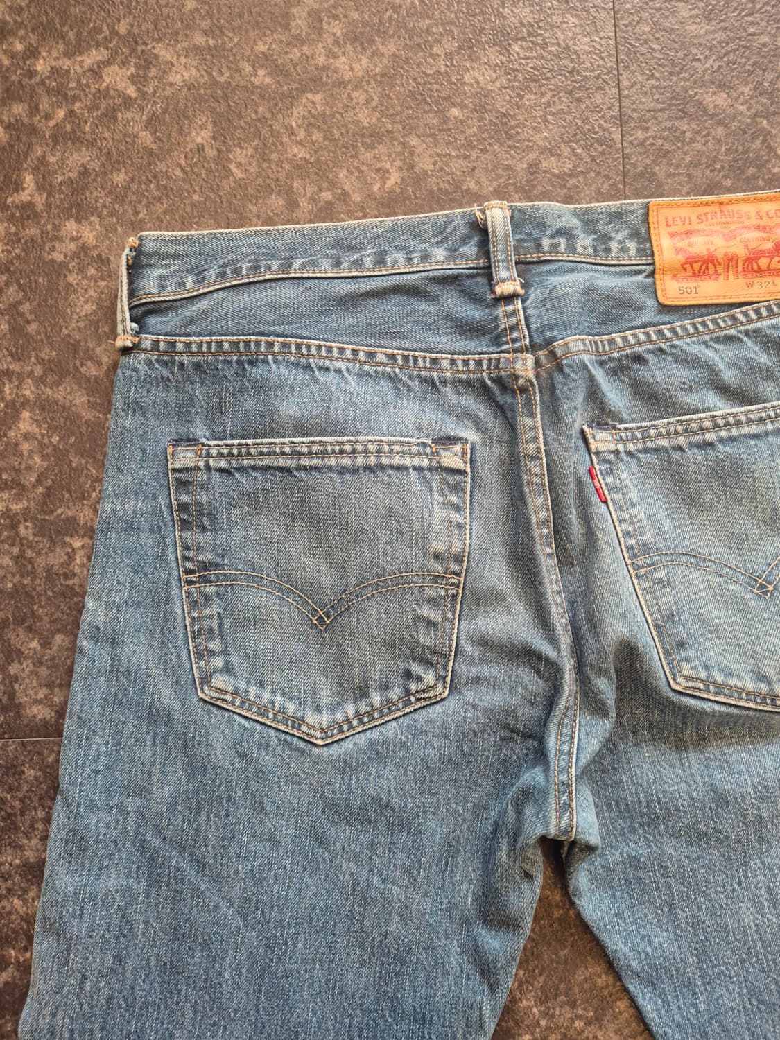 리바이스(Levi's) 501  빈티지 페인팅 데님 (W32 L34) 상품이미지10