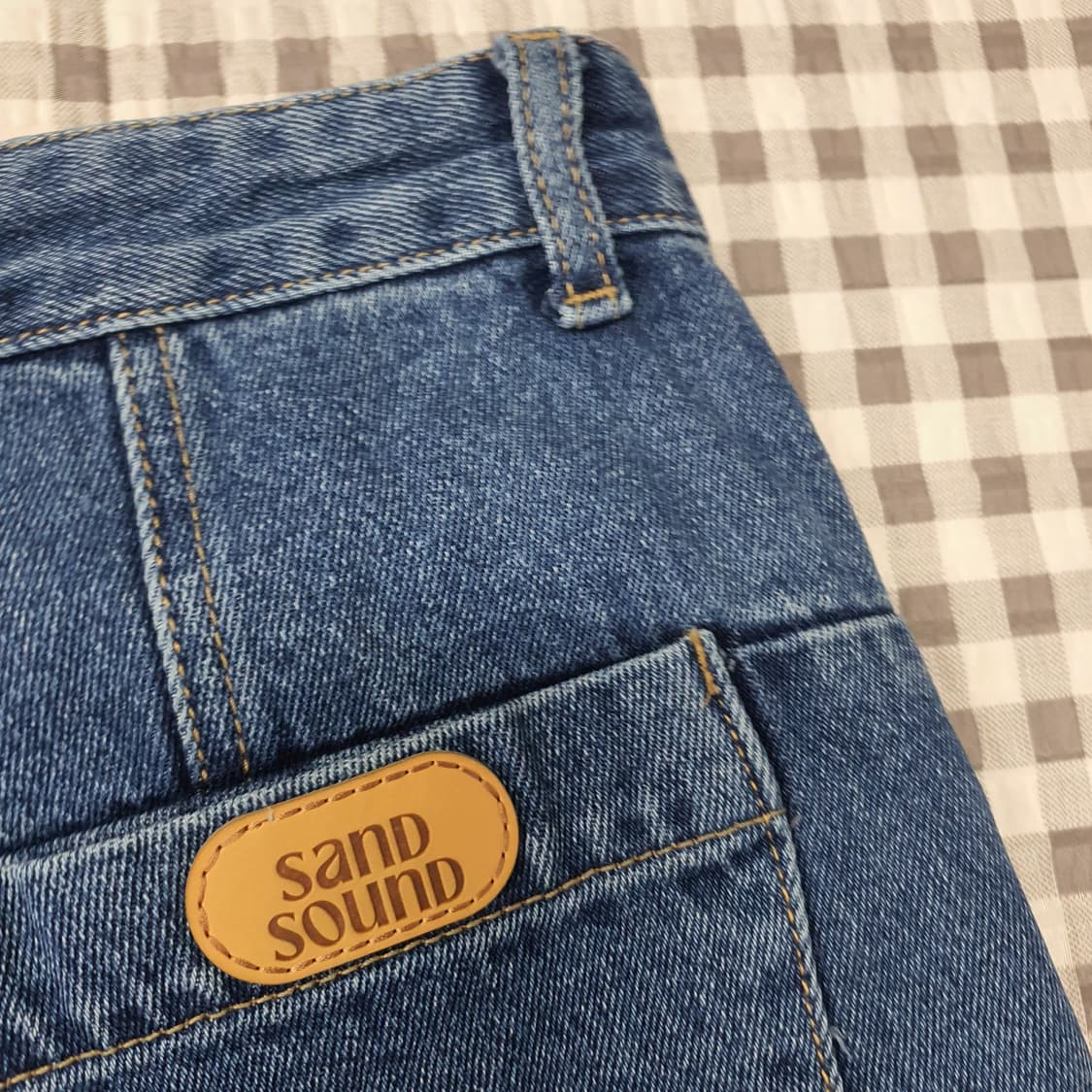 샌드사운드 와이드 데님 청바지 남자30 상품이미지6