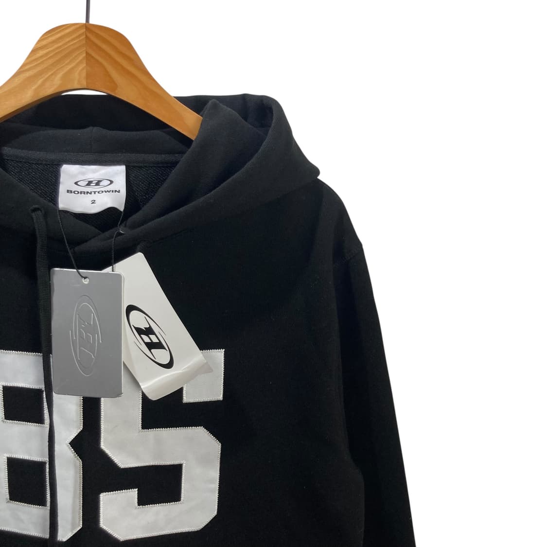 본투윈 블랙 후드 상품이미지3