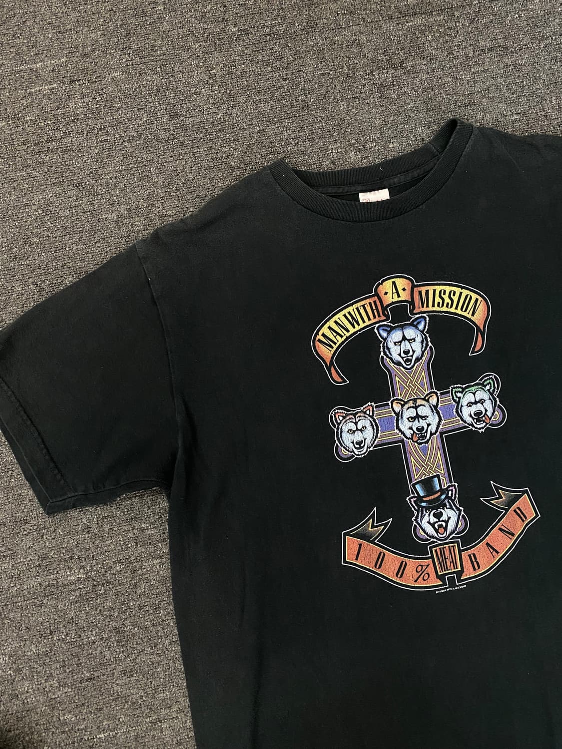 재팬 밴드 빈티지 반팔 티셔츠 상품이미지2