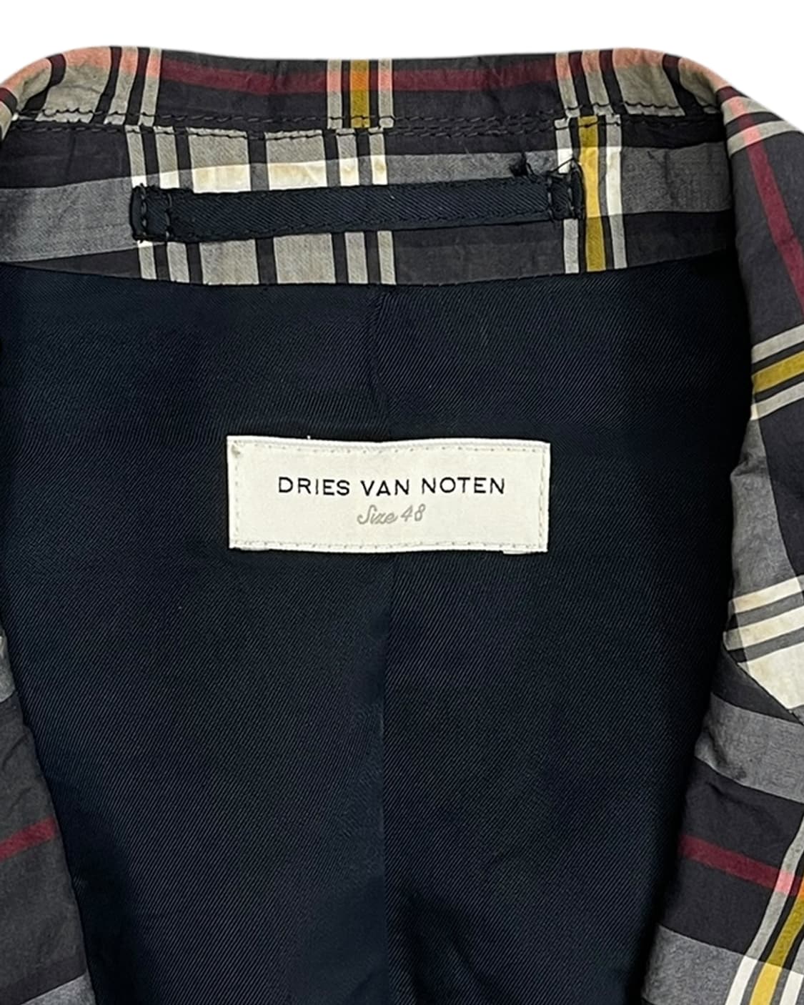 드리스 반 노튼 플레이드 체크 블레이저 상품이미지9