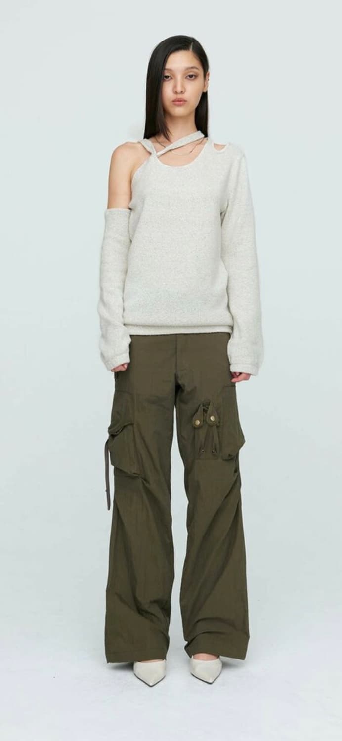 나체 원숄더브레이드니트 상품이미지3