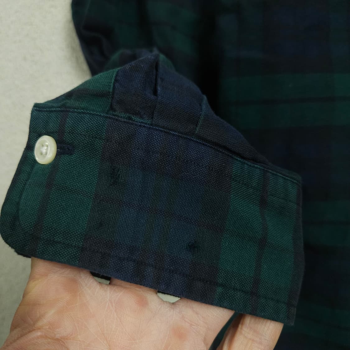 폴로 랄프 로렌 블랙 와치 체크 셔츠 L 상품이미지6