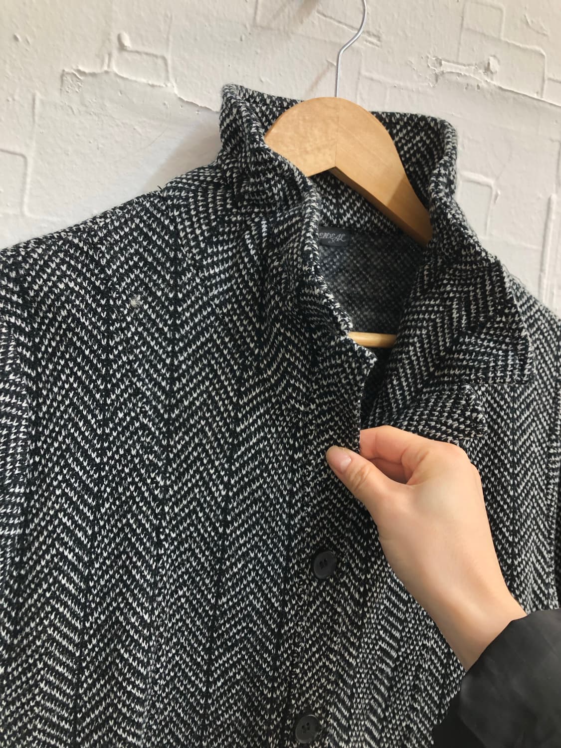 wavy collar coat 상품이미지6