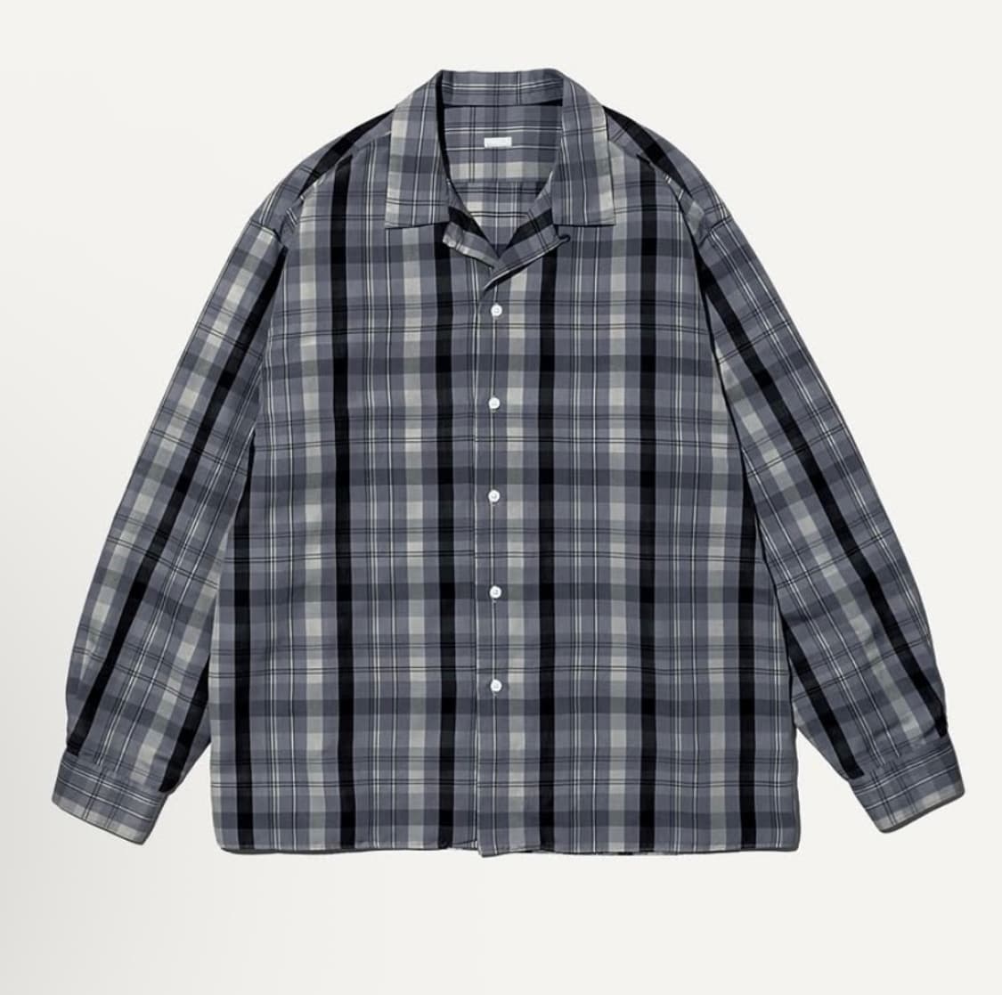 아프레쎄 실크 체크 셔츠 1사이즈 A.presse 상품이미지3