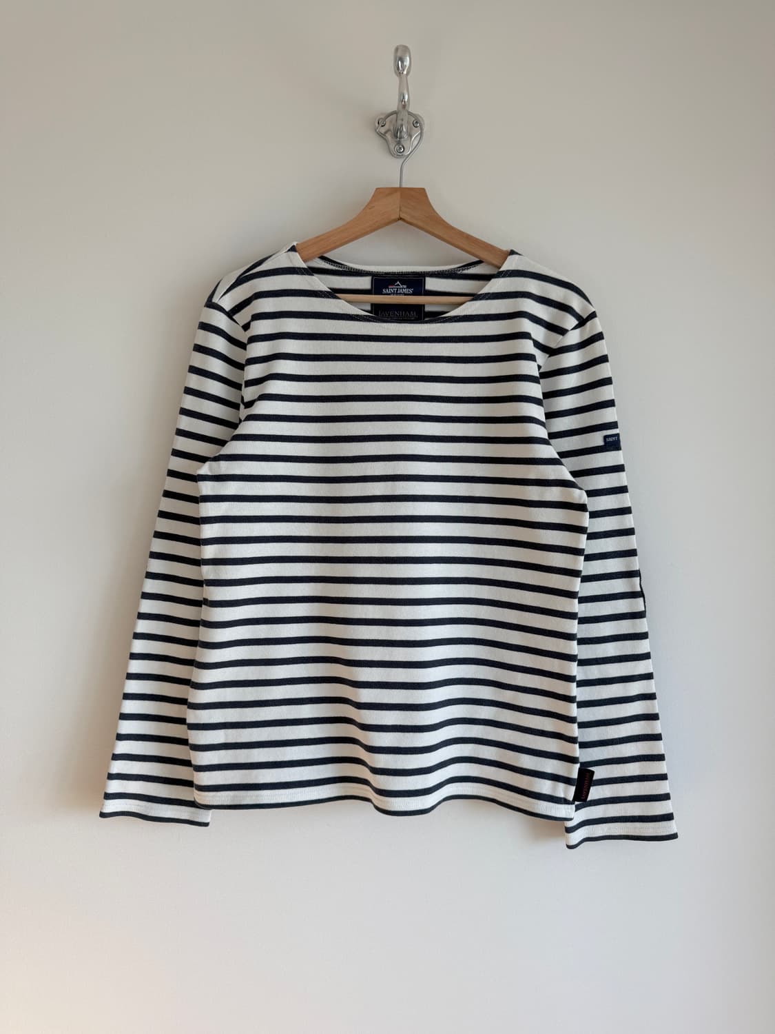 세인트제임스 X 라벤헴 스트라이프 보트티(FRANCE, 엘보우 패치) 상품이미지1