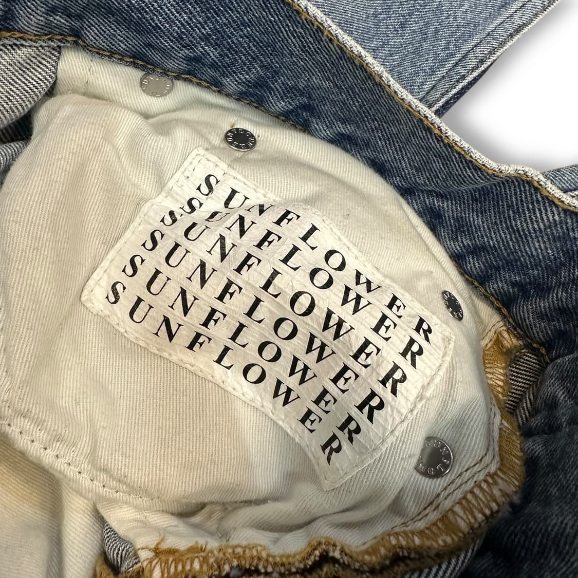 선플라워 데님 팬츠 상품이미지7