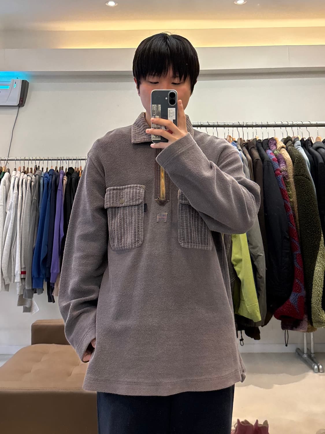 슬립라인 90s 반집업 스웻셔츠 상품이미지5