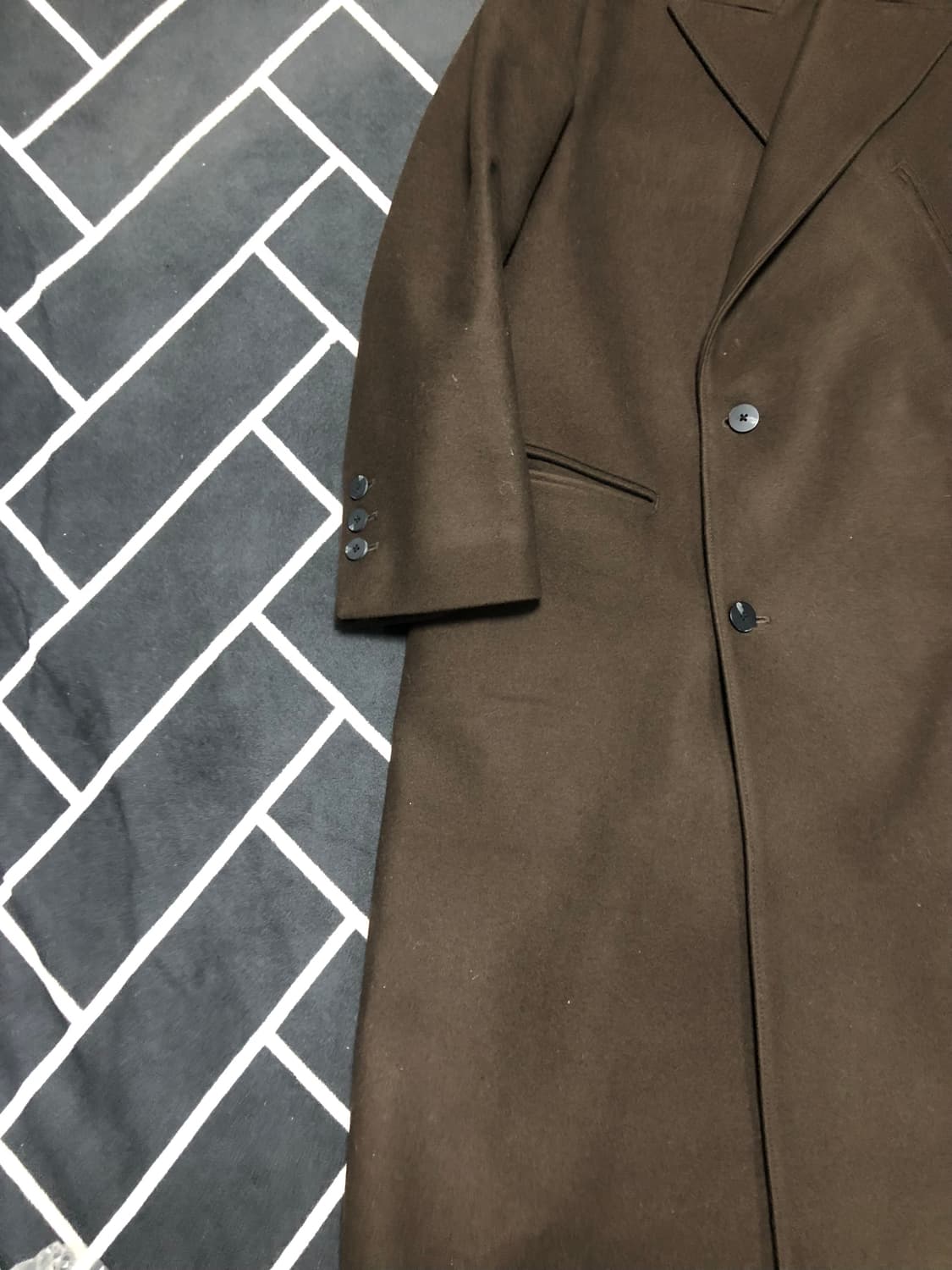 (새제품)이얼스어고우 타임리프 더블브레스트코트/몽클레어 스톤 발망 프라다 상품이미지4