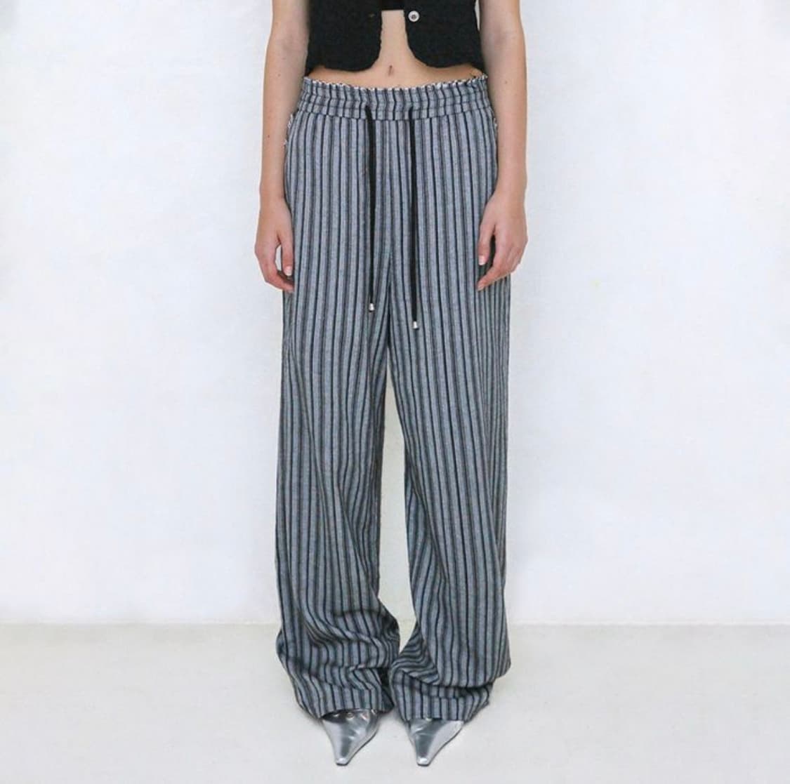 폴리수엠 fresh effortless pants(black/1size) 상품이미지1