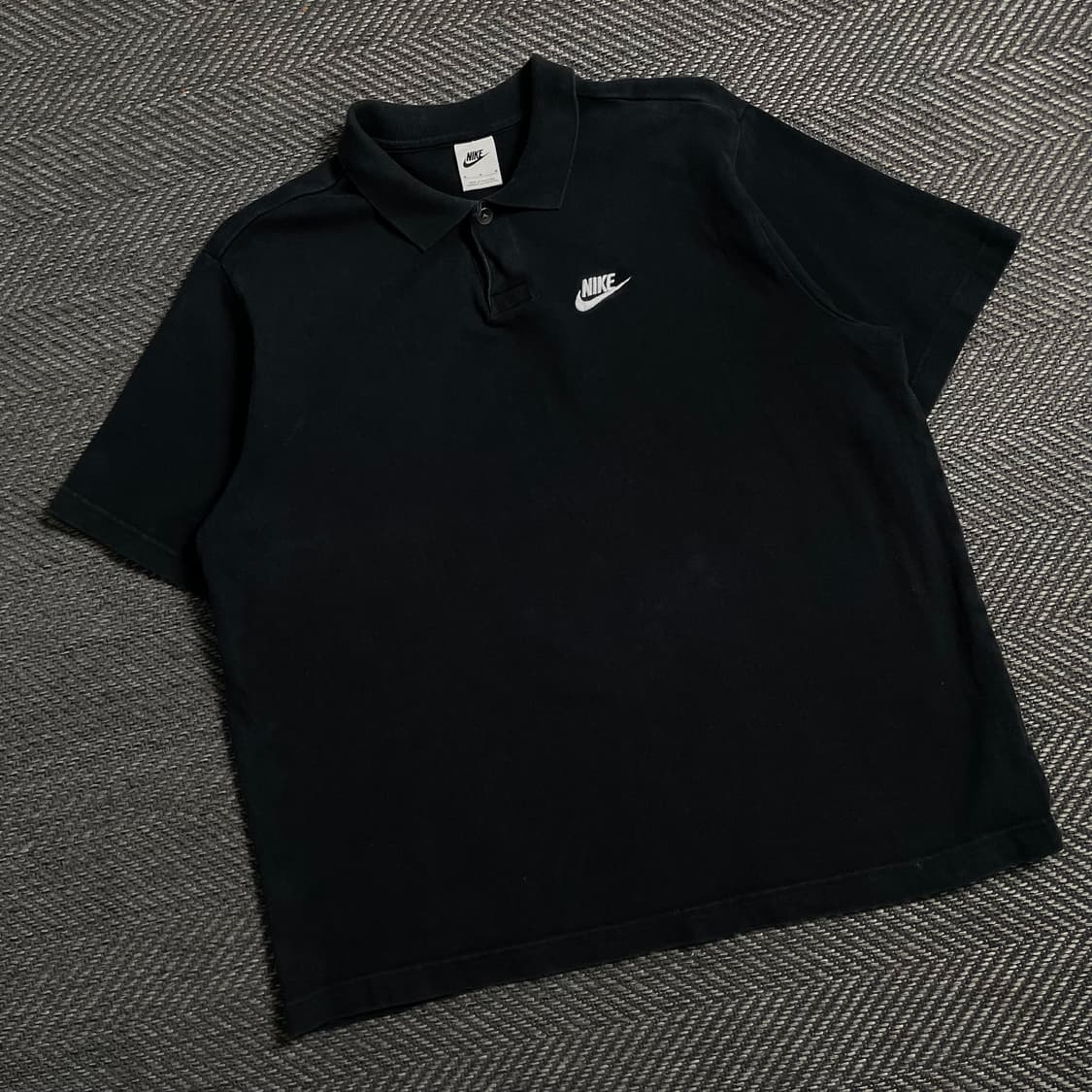 나이키 NSW 자수로고 블랙 폴로 반팔 카라티 y 4756 상품이미지1