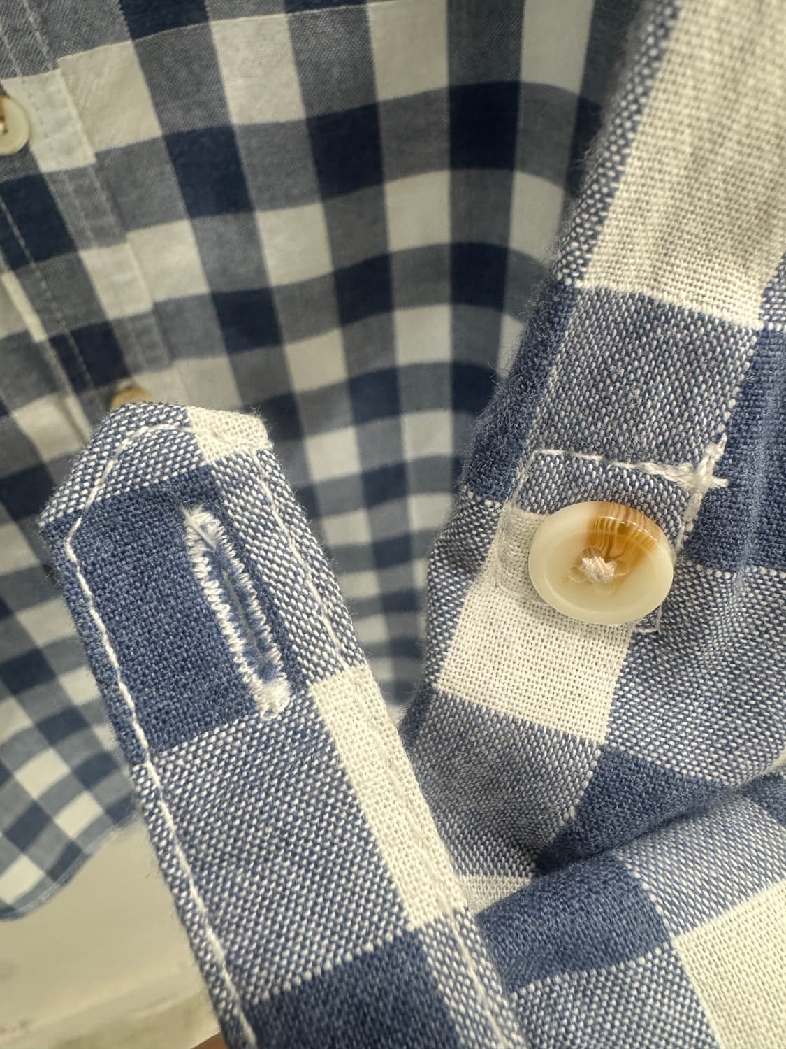 vintage topman 체크 롤업셔츠 상품이미지7