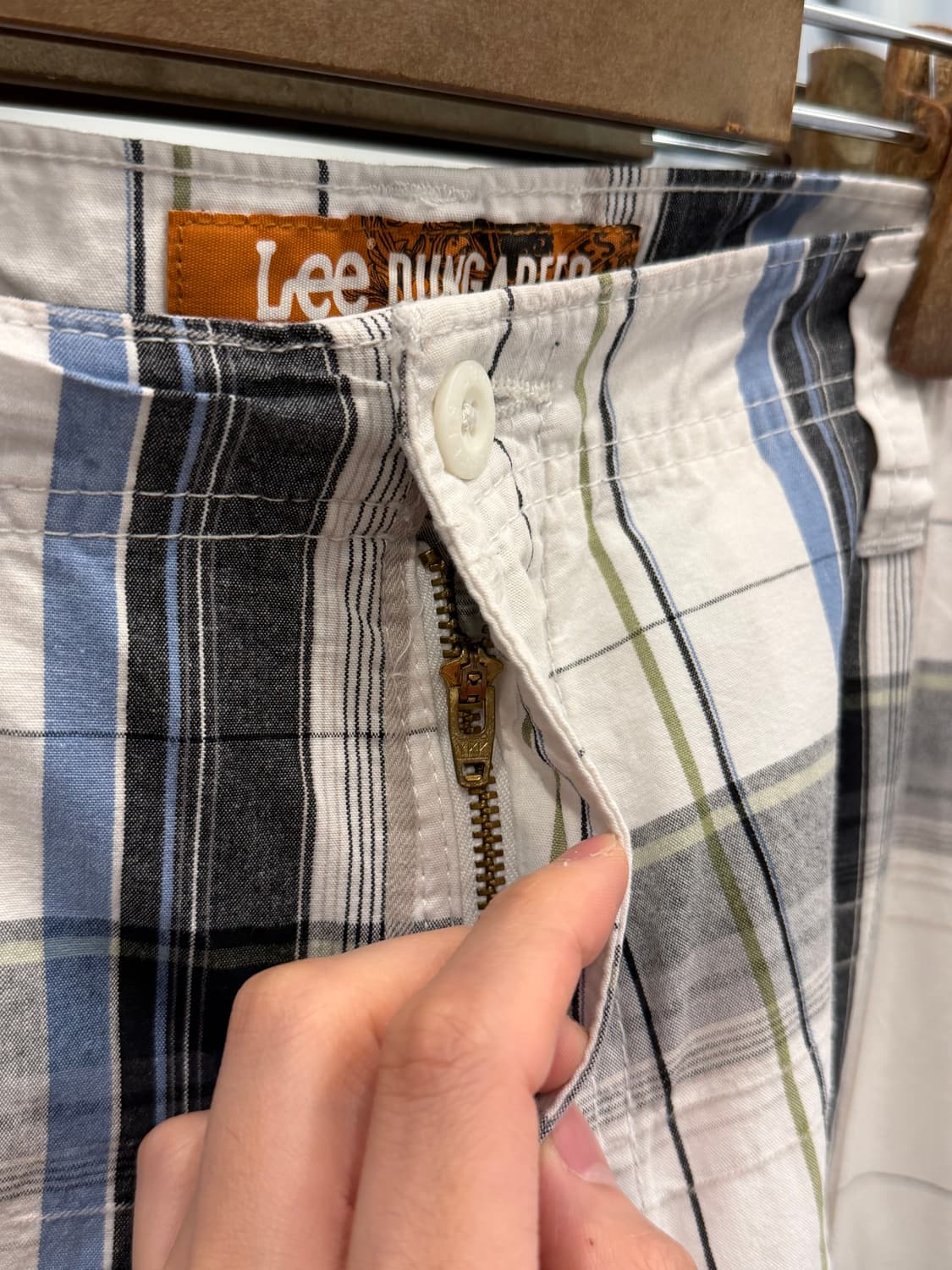 Lee 리 던가리 카고 체크 하프 팬츠 (38inch) 상품이미지3