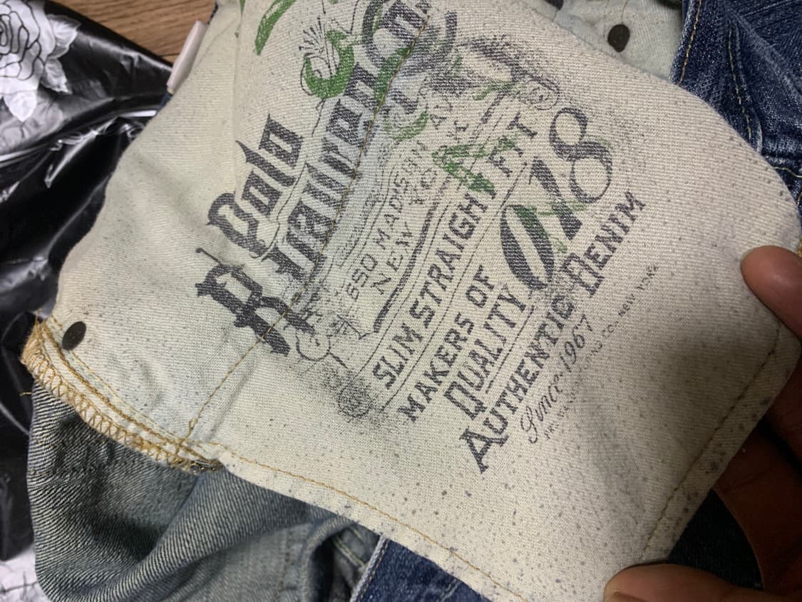 폴로 랄프로렌 남성 데님 청바지 32x30 상품이미지2