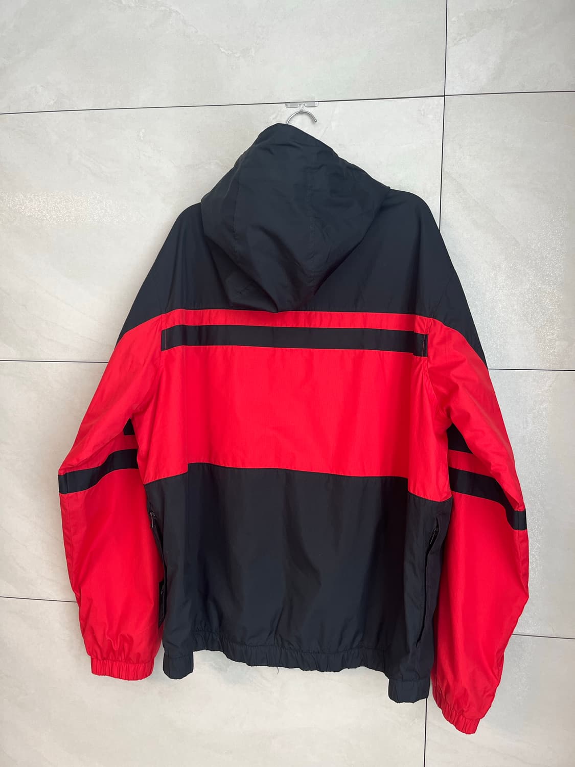 나이키 에어 아노락 바람막이 블랙/레드 (XL)  상품이미지4