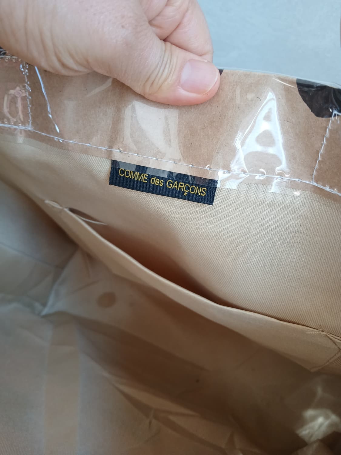 꼼데가르송 이모지 PVC가방 상품이미지2