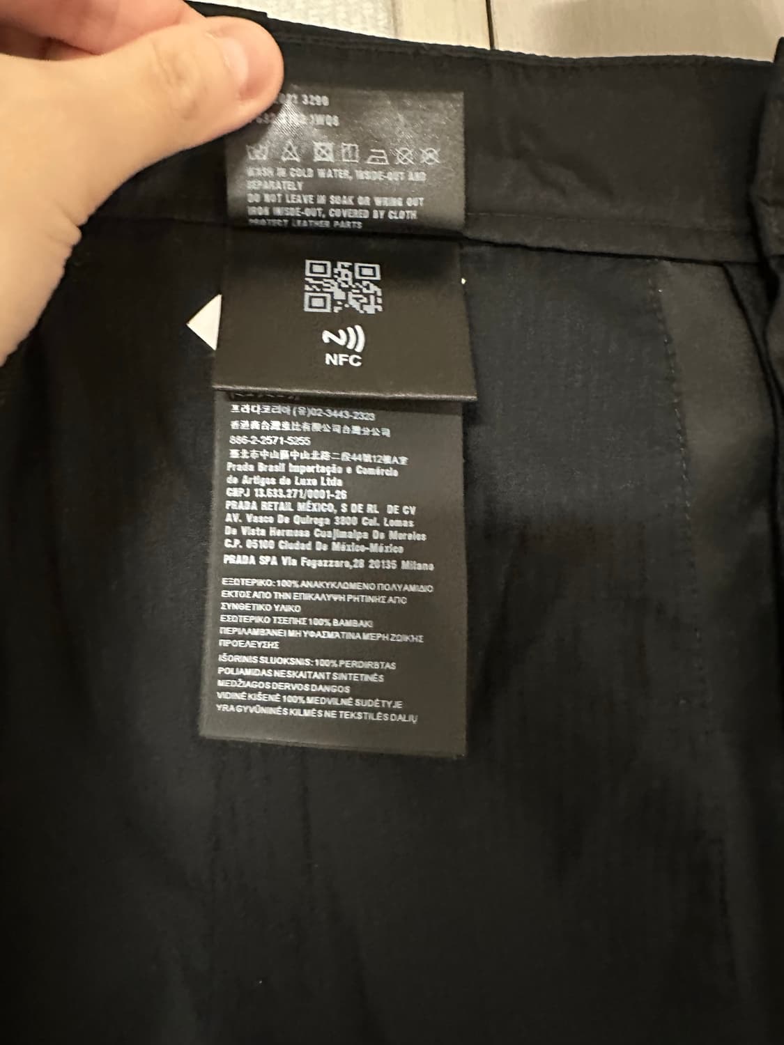프라다 리나일론 버뮤다 팬츠 46 사이즈 상품이미지8