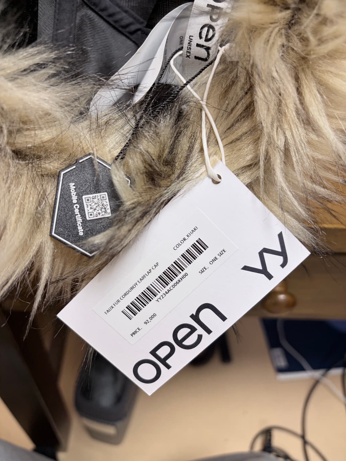 Open YY 퍼 캡 상품이미지2