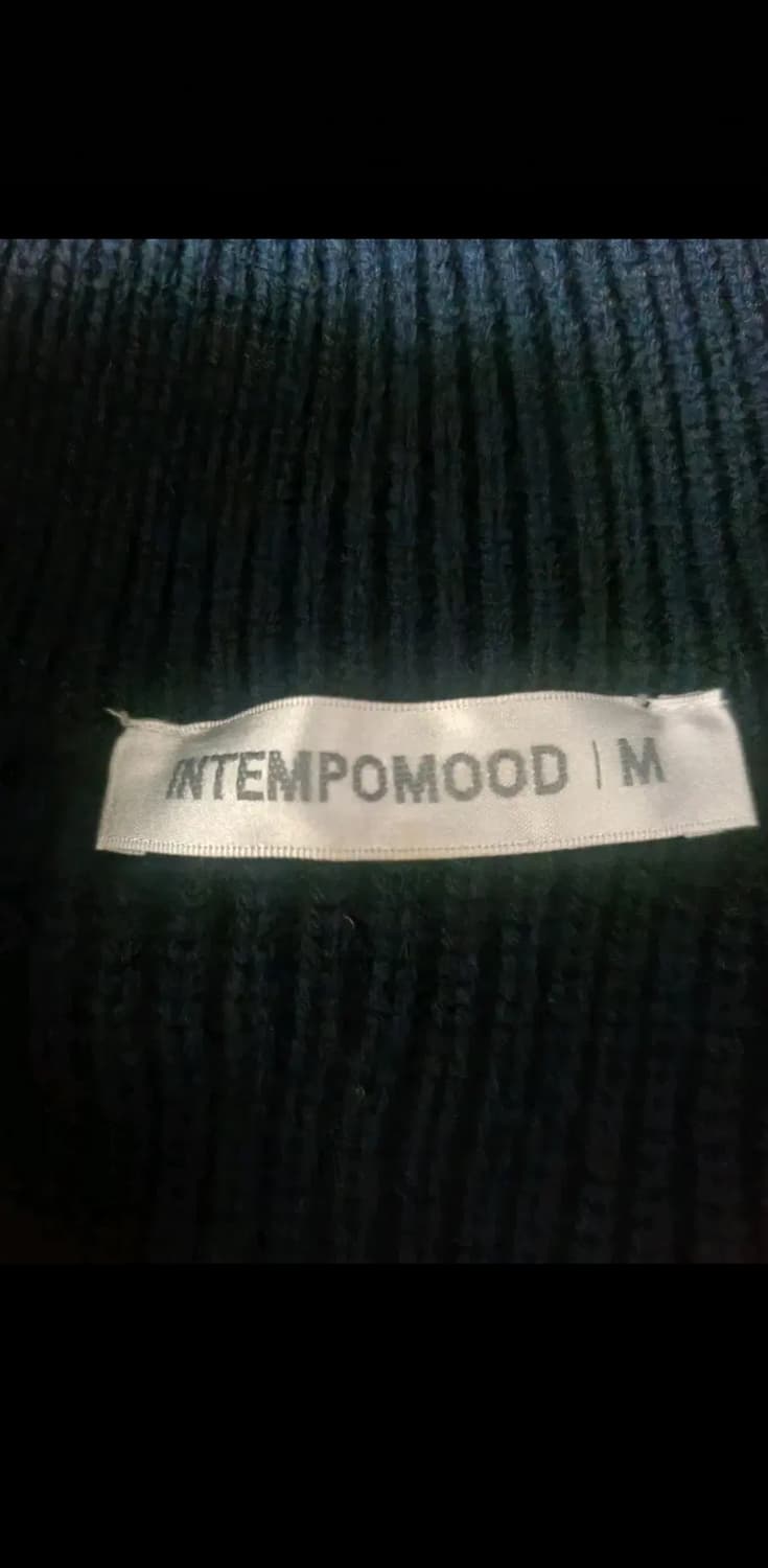 M 인템포무드 니트집업 네이비 상품이미지2