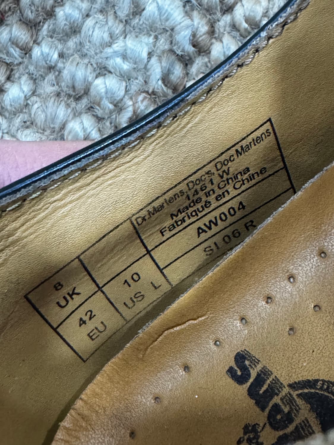 닥터마틴 3홀 블랙 42 상품이미지5