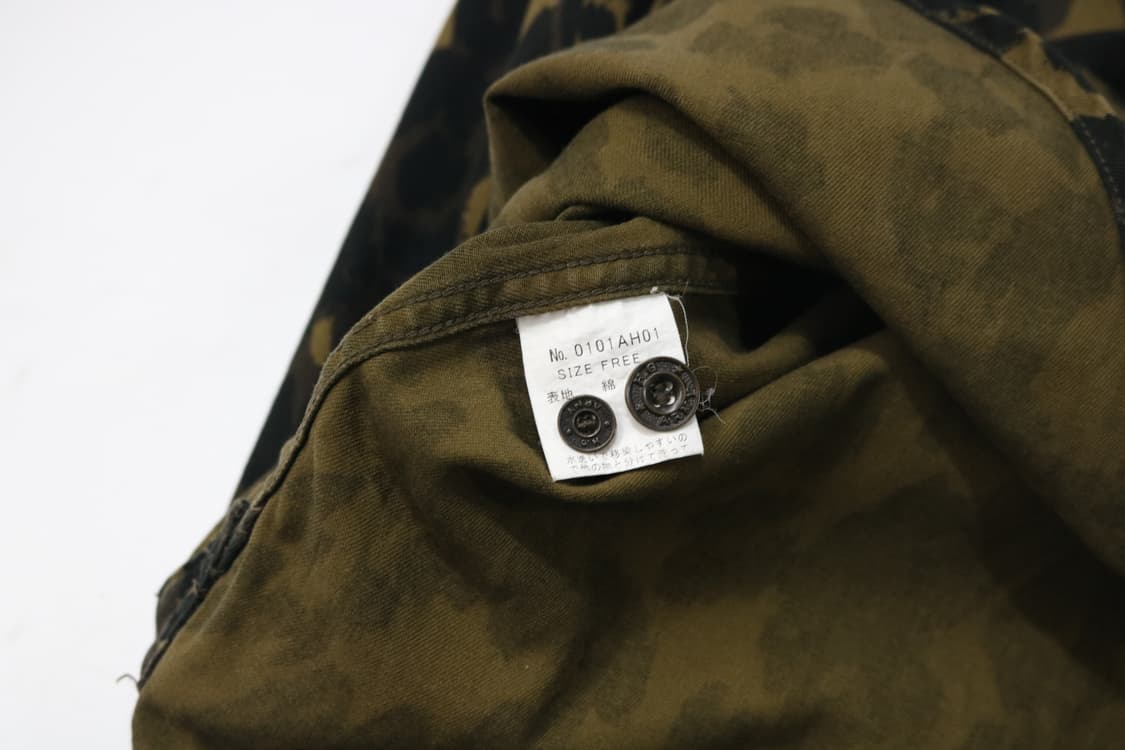 히스테릭 글래머 레오파드 카모 밀리터리 셔츠 상품이미지9