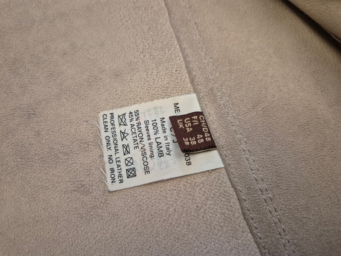 90s BALLY 램스킨 스웨이드 자켓 상품이미지9