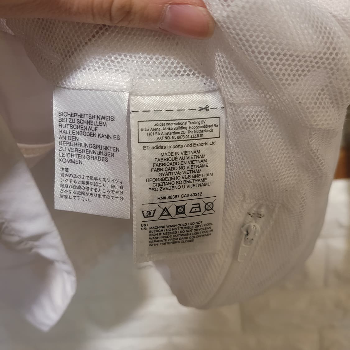 아디다스 레알마드리드 바람막이 S 상품이미지5