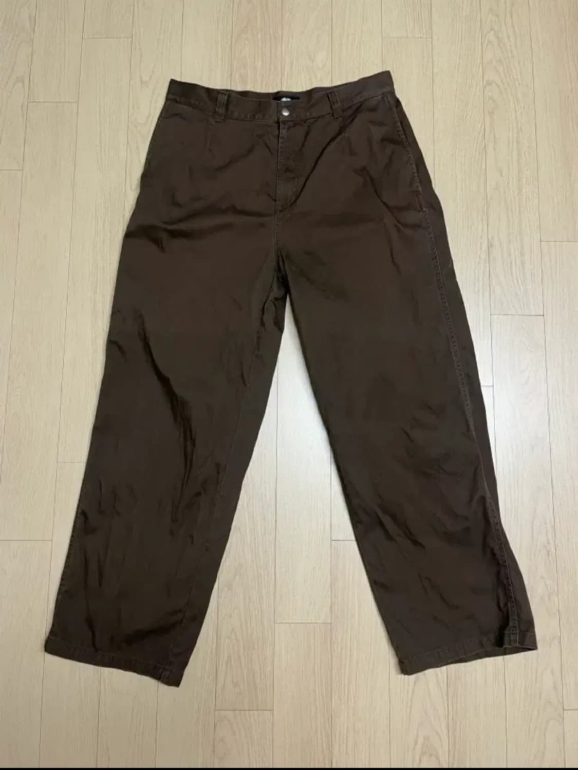 스투시 워크기어 치노 트라우저 팬츠 브라운 상품이미지2