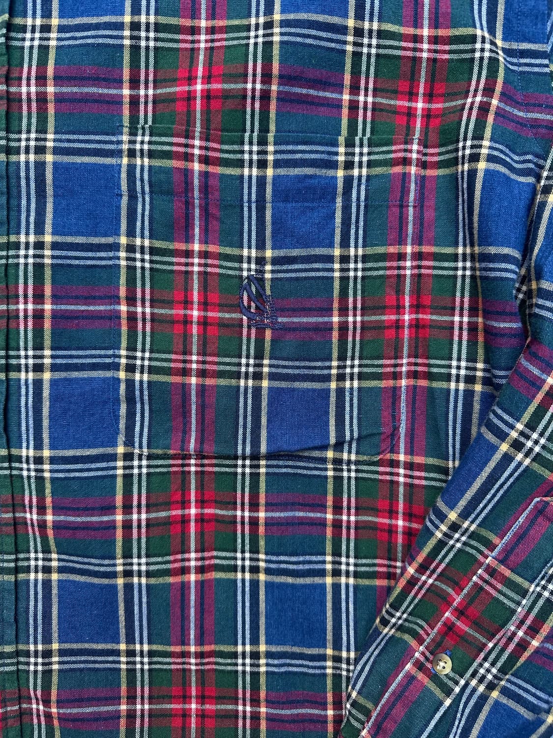 빈티지 90s 노티카 체크셔츠  상품이미지2