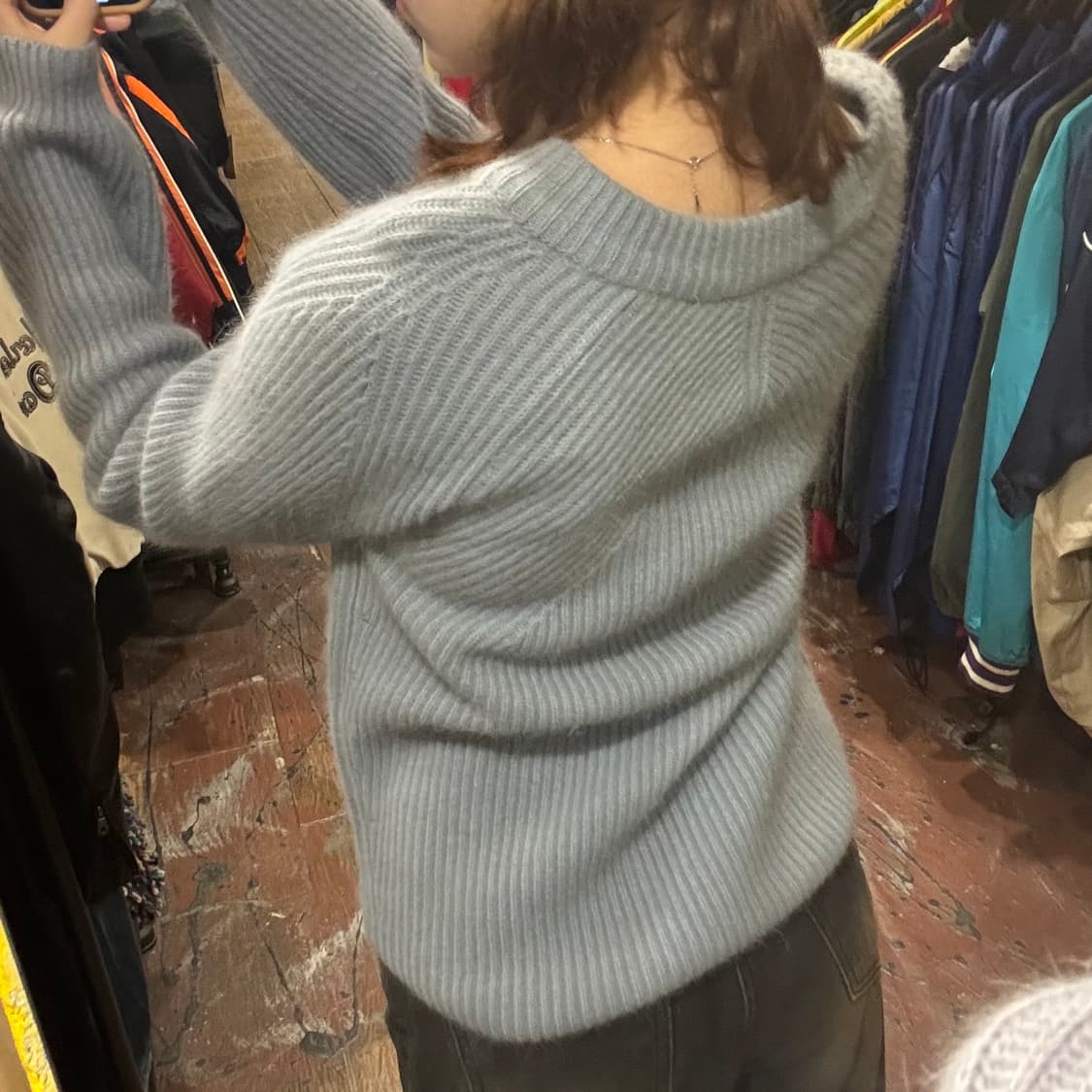 라코스테 소라색 니트 상품이미지5