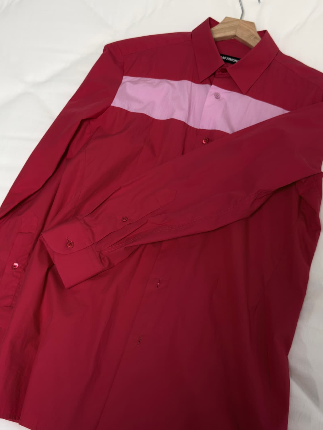 raf simons 컬러블록 셔츠 상품이미지3