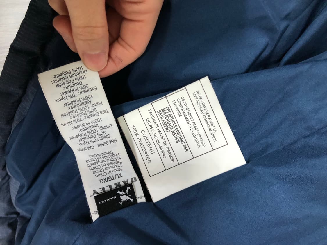 오클리 도톰한 패딩 마운틴 자켓 _ 블루 XL 상품이미지10