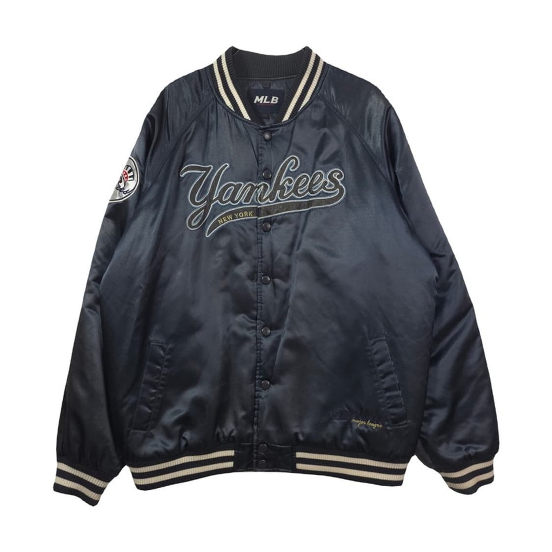 MLB 뉴욕 양키스 유광 바시티 자켓 네이 XXL 상품이미지1