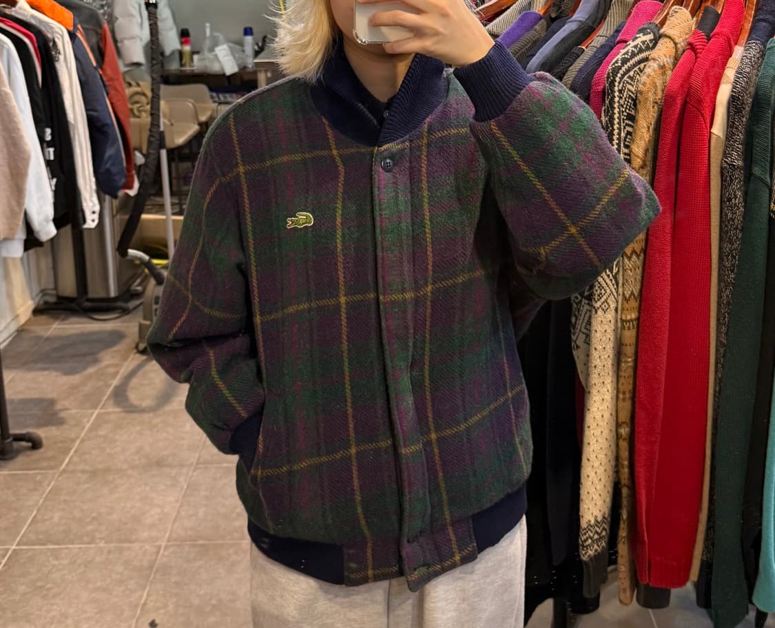 [NO.9]Lacoste 체크 자켓 상품이미지1