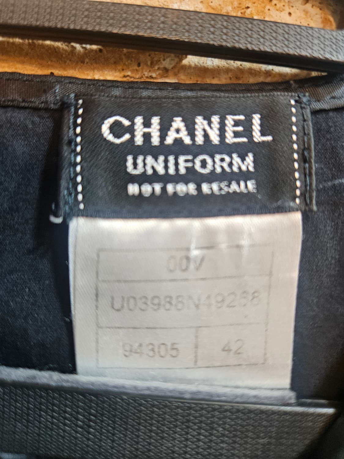 샤넬 유니폼 블랙 민소매 42 상품이미지4