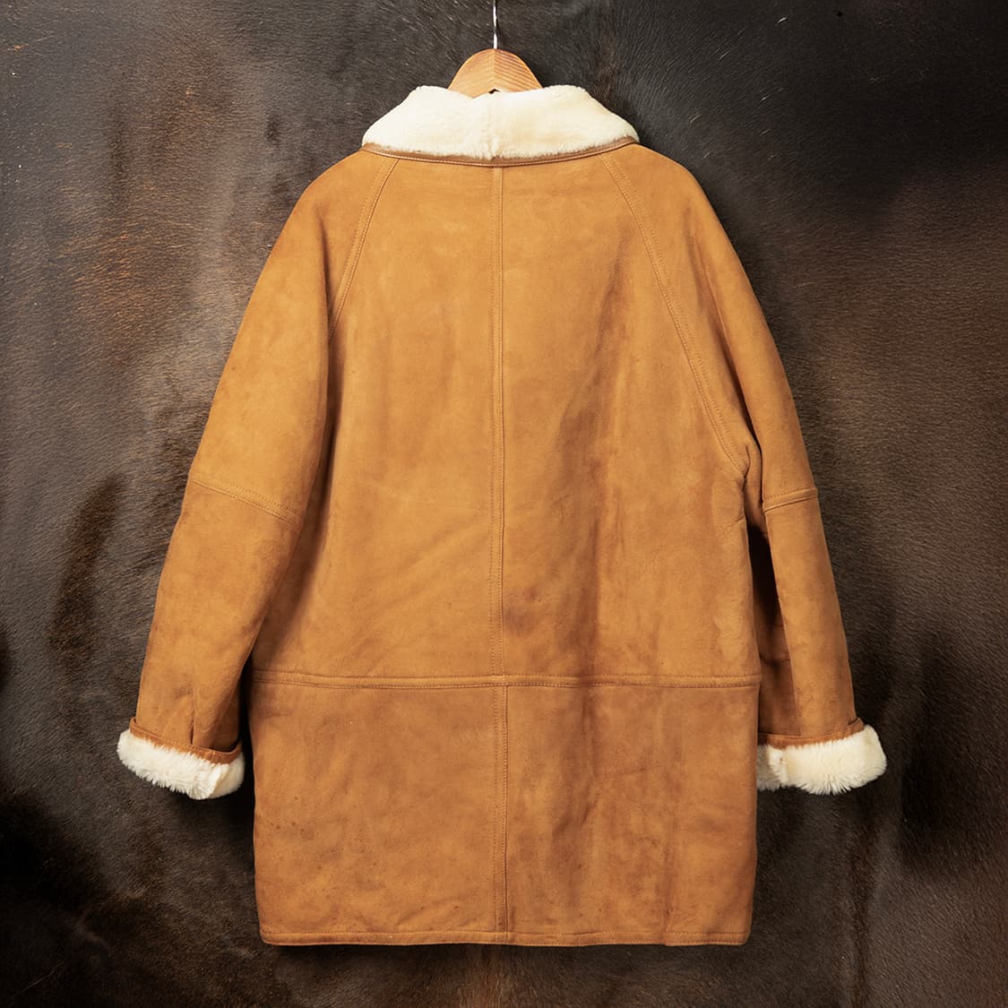 [105] 80s 발리 BALLY 스웨이드 시어링 코트 무스탕  상품이미지2