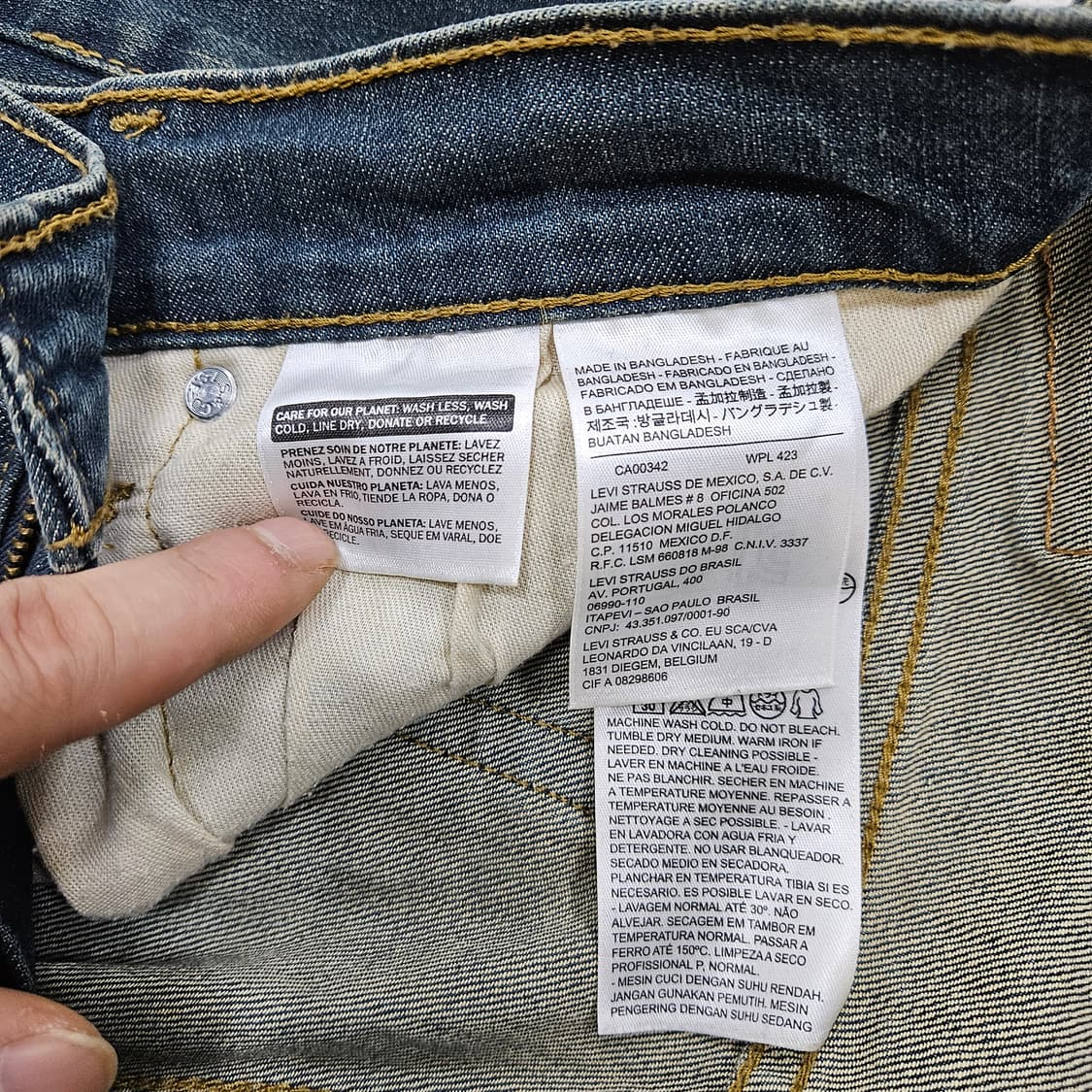 W30 L32 리바이스 남성 데님 팬츠 0311Y  상품이미지3