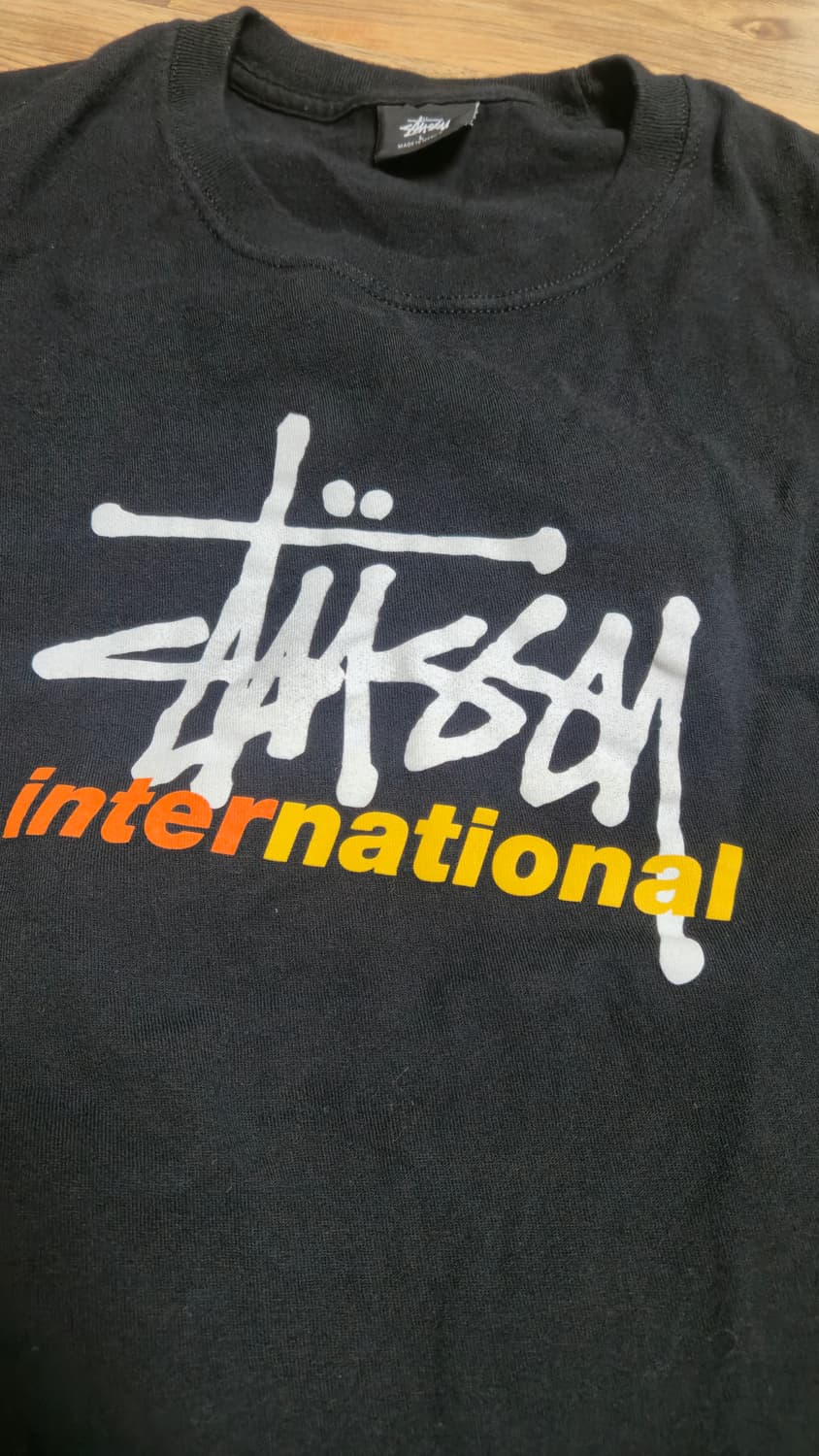 스투시 Stussy 인터내셔널 반팔티 블랙 L 상품이미지4