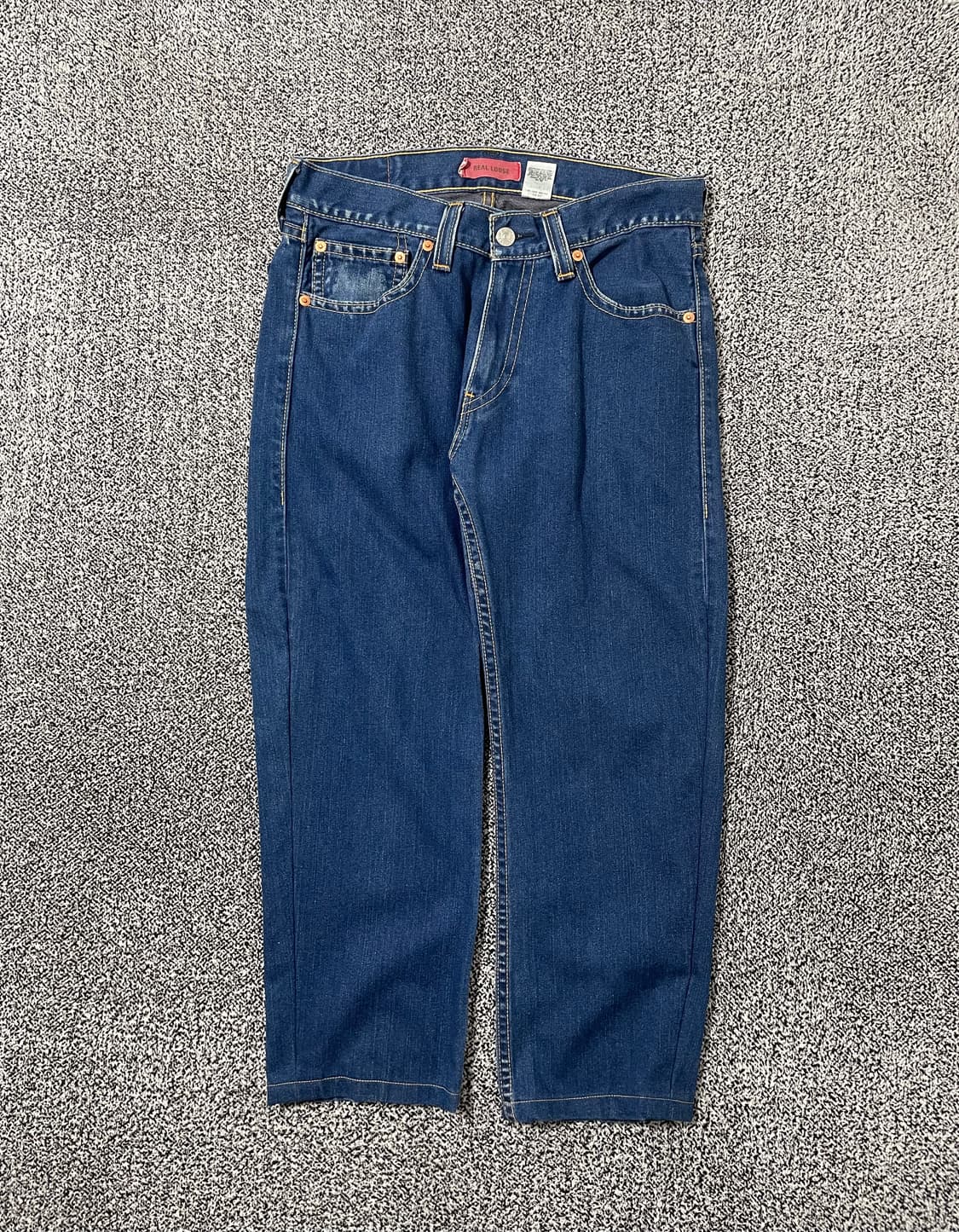 빈티지9. 리바이스 리얼 루즈 타입1 청바지 데님팬츠 중청 상품이미지1