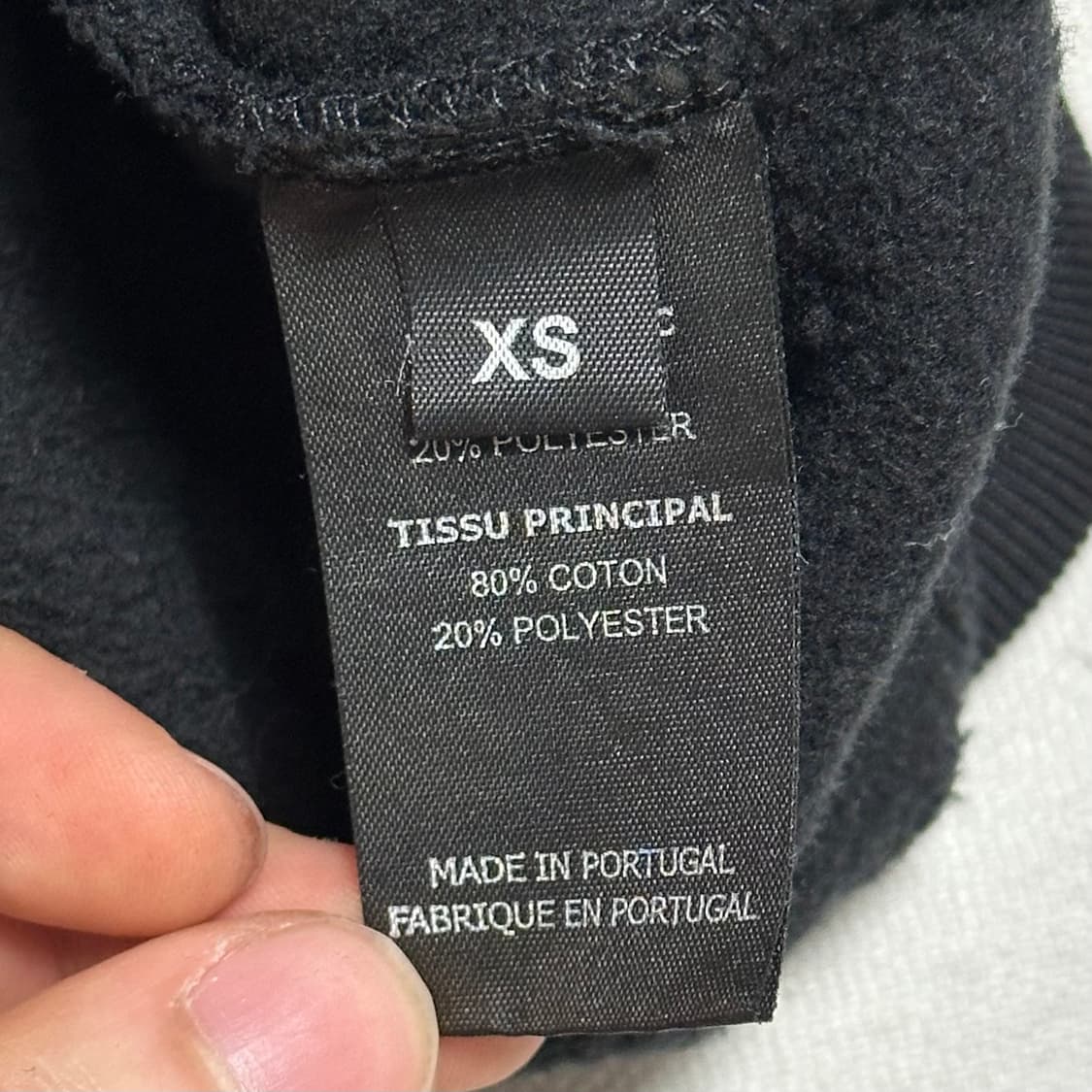 XS 베트멍 앤트워프 로고 블랙 후드티 상품이미지5