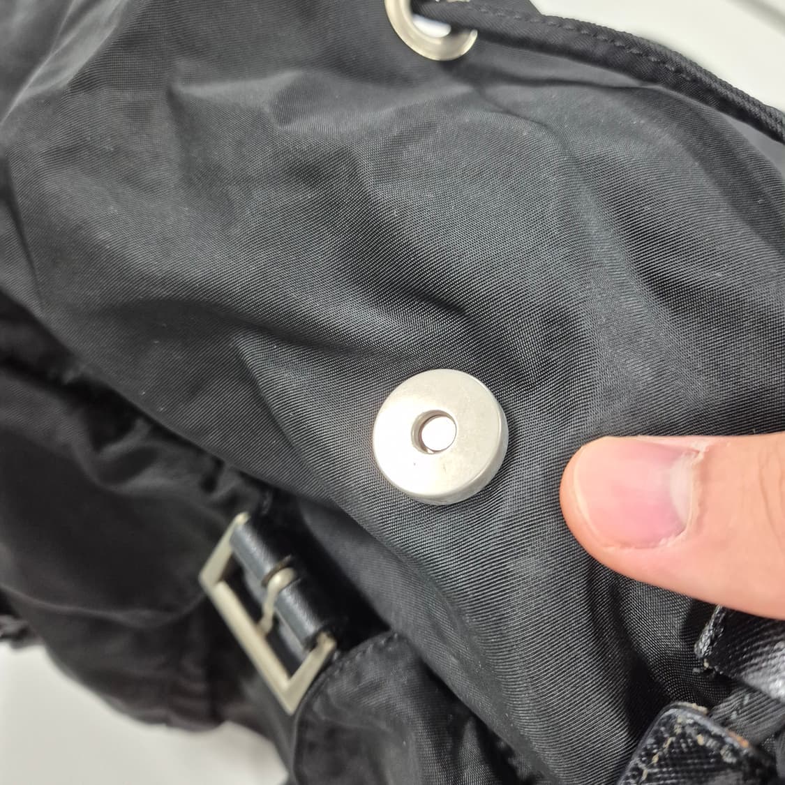 [S급/정품] 프라다 리나일론&사피아노 백팩 스몰사이즈 상품이미지6