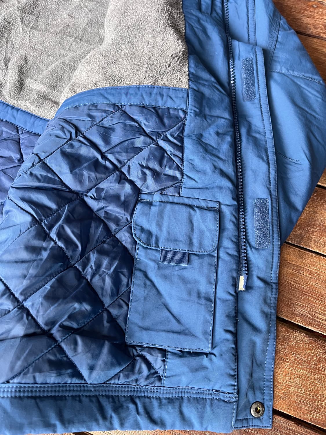 엘엘빈 남색 야상 상품이미지4