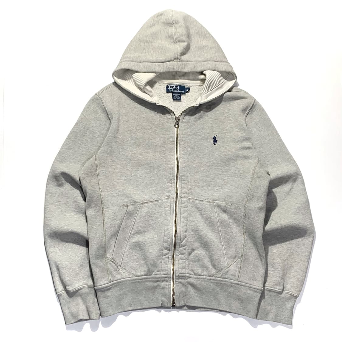 폴로 써멀 그레이 후드집업 상품이미지1